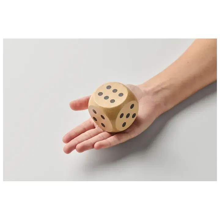 Schima wooden dice 5cm dia - MO2614 (MOCN#40)
